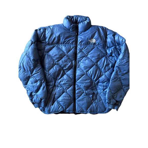 The North Face 600 Women’s Slate Blue M Down Filled Full Zip Puffer Jacket - Picture 1 of 9